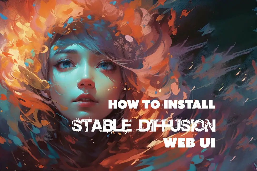 How to Install Stable Diffusion - Girl with Fiery Hair