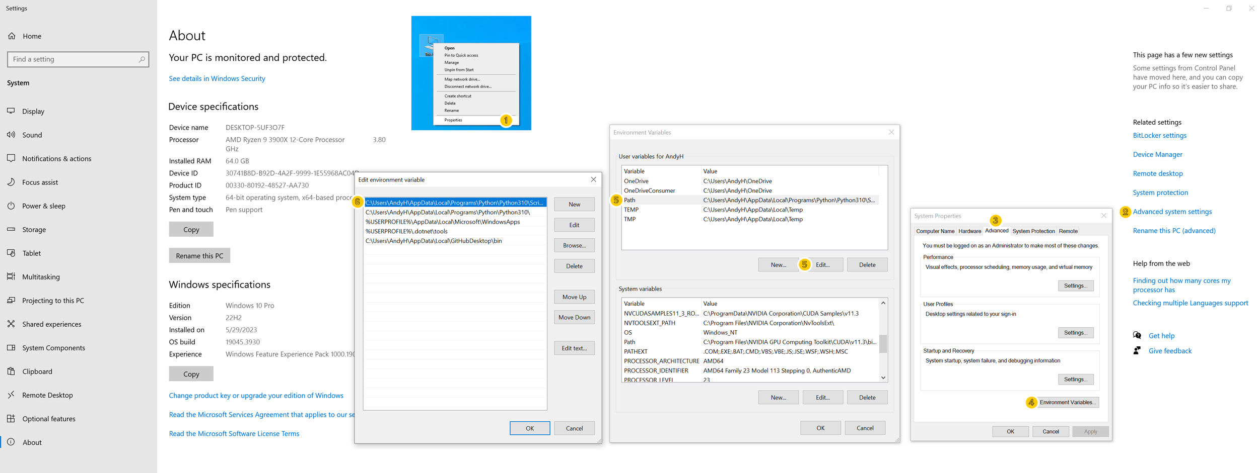 Check and confirm the Python System Path here.