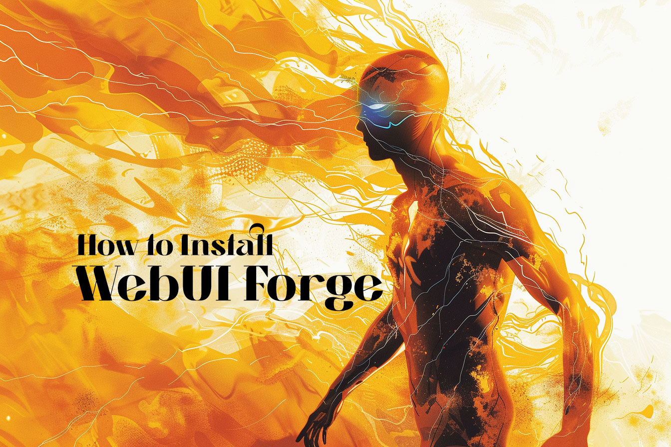 A menacing silhouette of a-supervillain-engulfed-in-vibrant-flames-exuding-a-sense of power and danger - How to install WebUI Forge