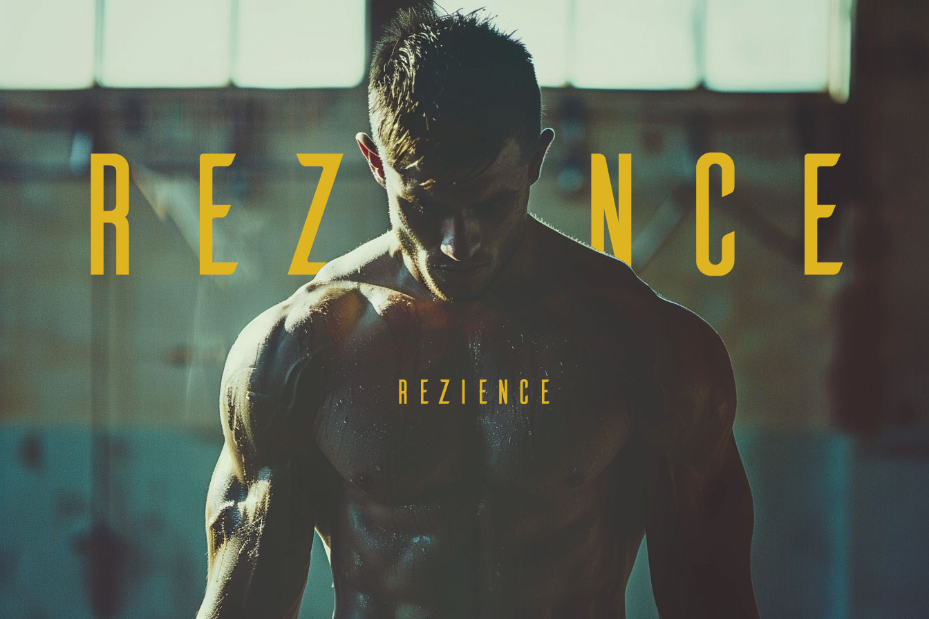 Fitness photography of an athlete sweating in a gym by rezience - Photography Marketing