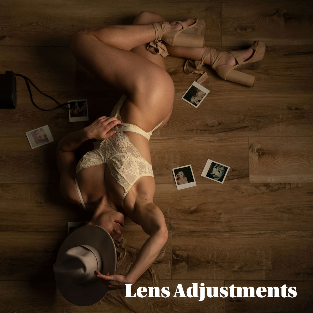 Editing Fit boudoir model - Phase 1 Lens Adjustments