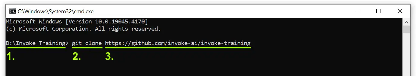 git clone repository for Invoke Training 