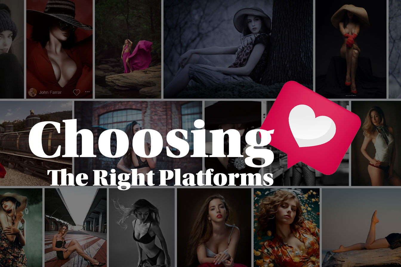Guidance on selecting the most effective social media platforms for showcasing photography and building a brand.