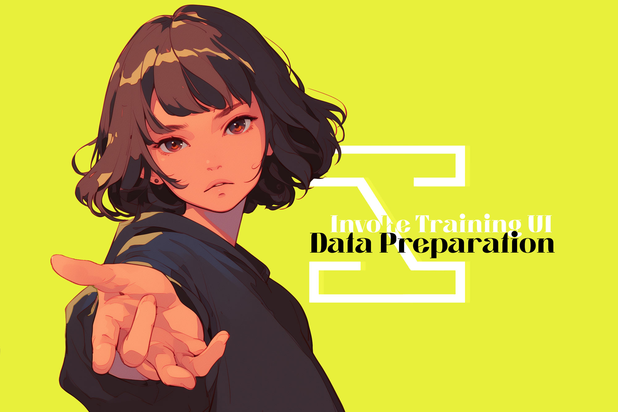 anime girl with short hair reaching out to help - Preparing Datasets with Invoke Training UI